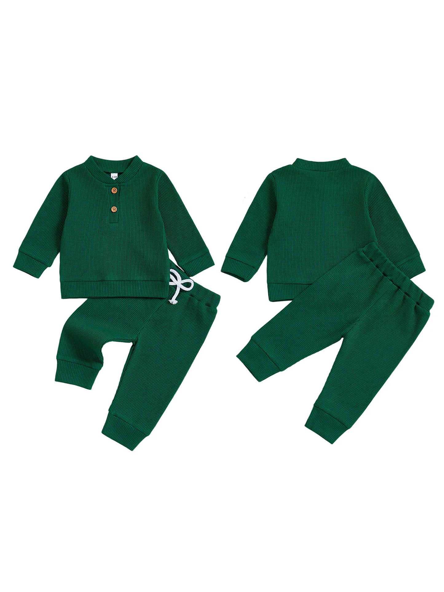 Infant Autumn Knit Sweater And Jogger Set Cozy Ribbed 2 Piece Outfit