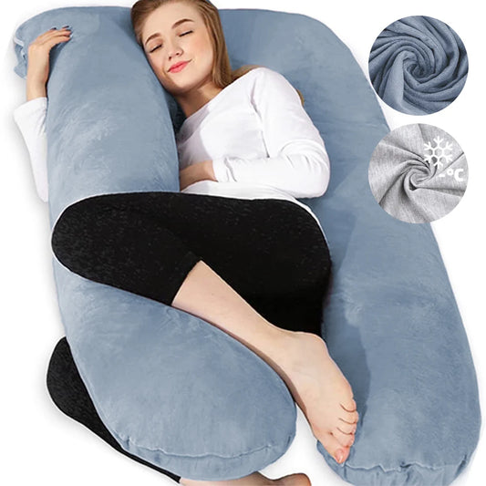 U Shape Pregnancy Pillow For Sleeping Large Body Pillow