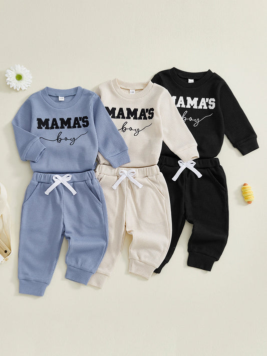 Toddler Girl Winter Knitted Floral Print 2pc Set Long Sleeve Sweater Leggings