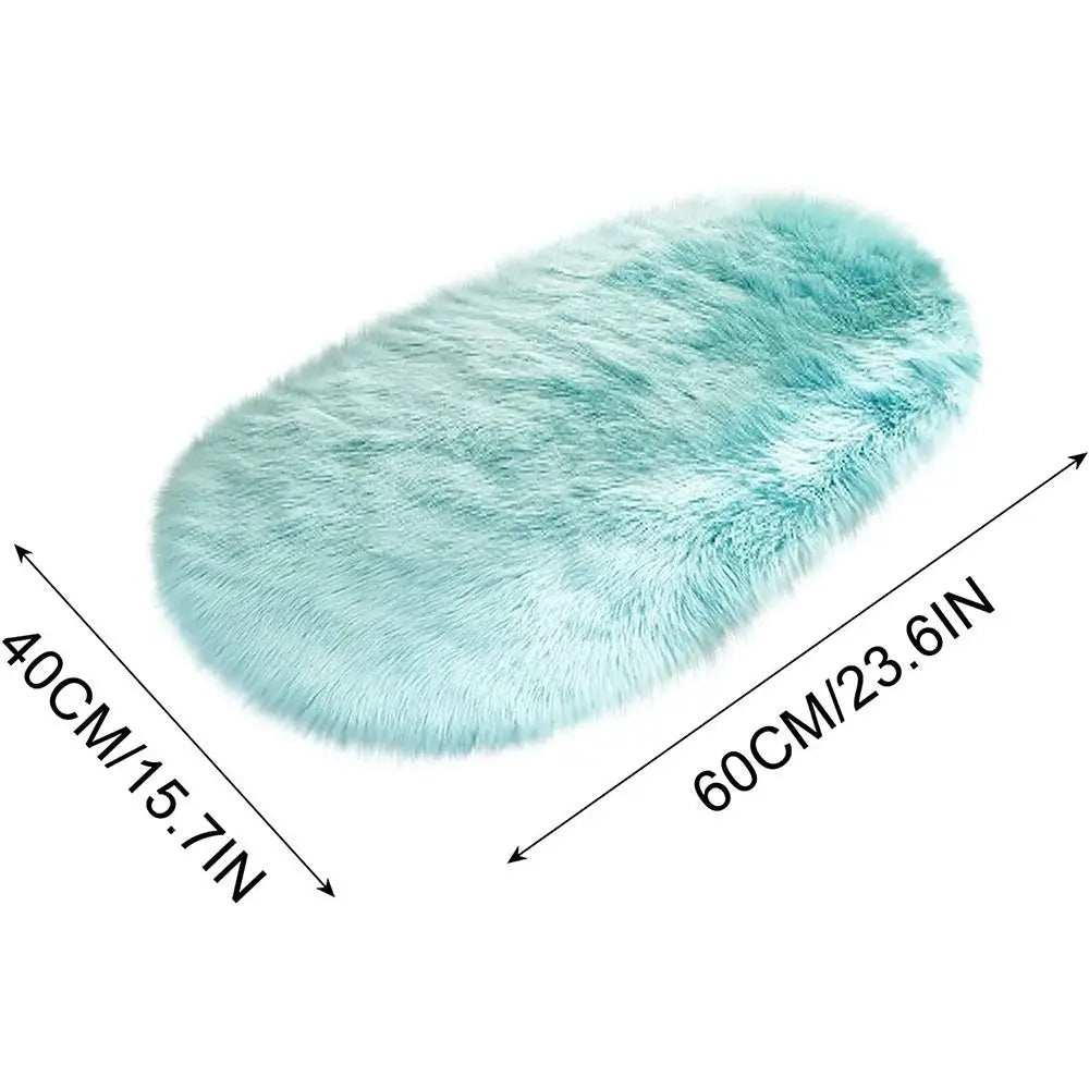 Super Soft Faux Sheepskin Area Rugs for Living Room Bedroom Shaggy Plush Carpet