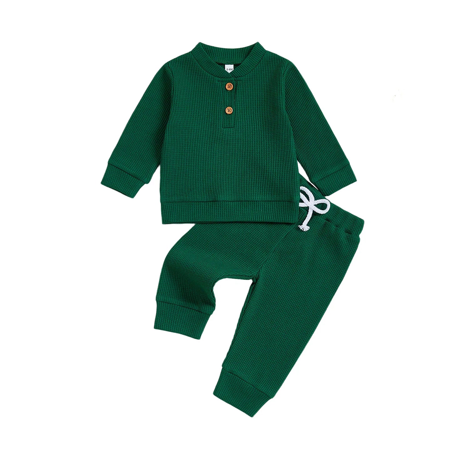 Infant Autumn Knit Sweater And Jogger Set Cozy Ribbed 2 Piece Outfit