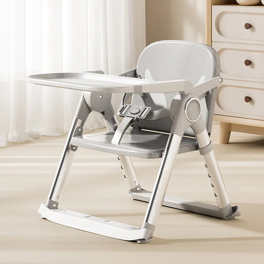 Baby Folding Booster Seat High Chair for Dining Portable Feeding Seat for Children 6 Months to 3 Years