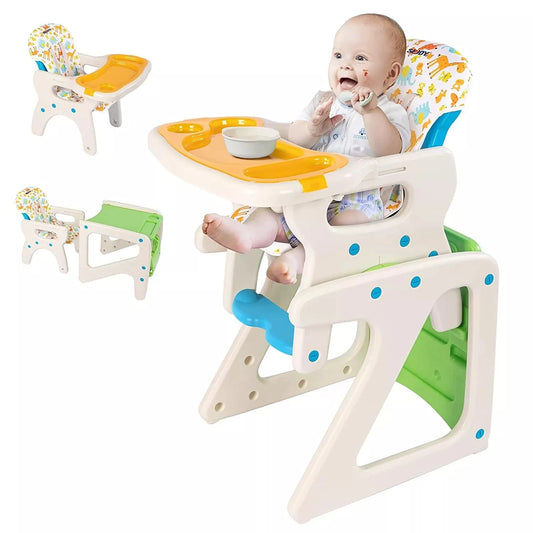 Sejoy High Chairs For Babies Toddlers 3 In 1 Adjustable Backrest Infant Feeding Chair