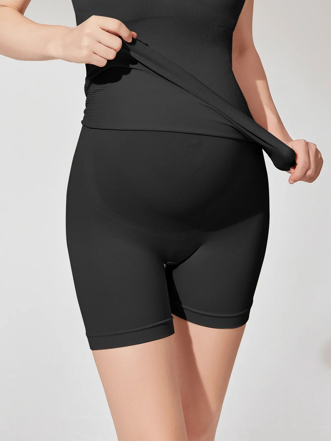 High Waist Maternity Leggings For Women Belly Support Postpartum Pregnancy