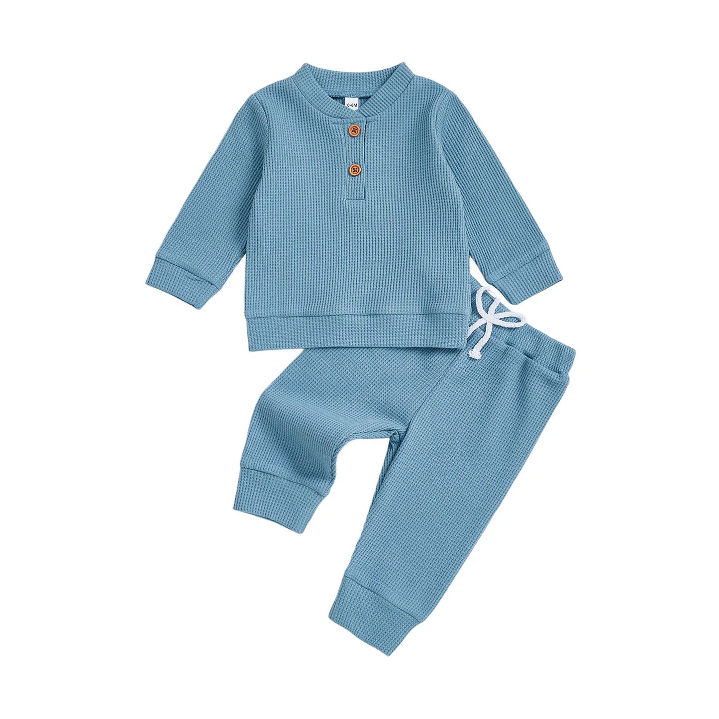 Infant Autumn Knit Sweater And Jogger Set Cozy Ribbed 2 Piece Outfit