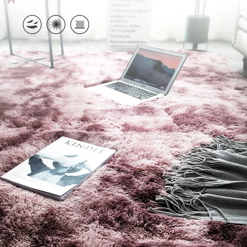 Super Soft Faux Sheepskin Area Rugs for Living Room Bedroom Shaggy Plush Carpet