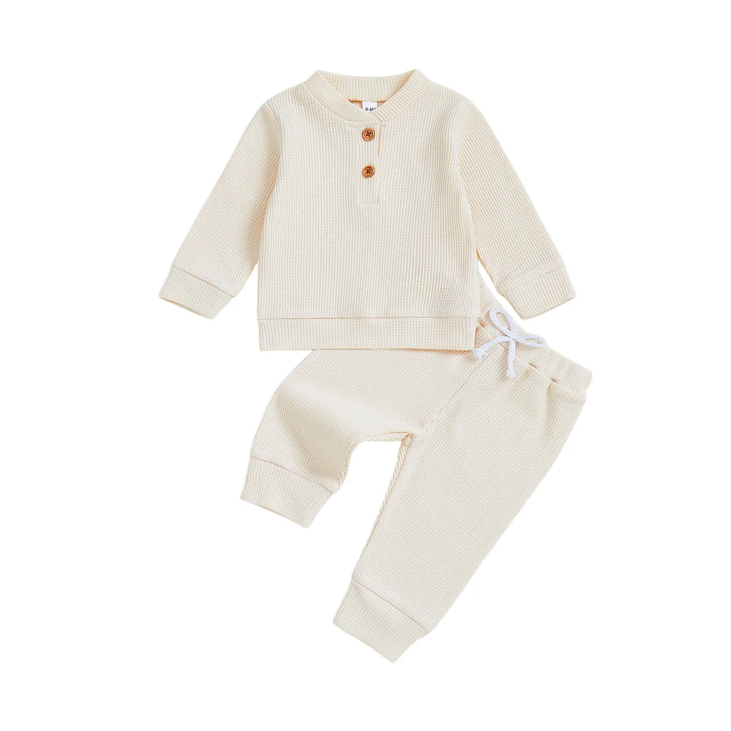 Infant Autumn Knit Sweater And Jogger Set Cozy Ribbed 2 Piece Outfit