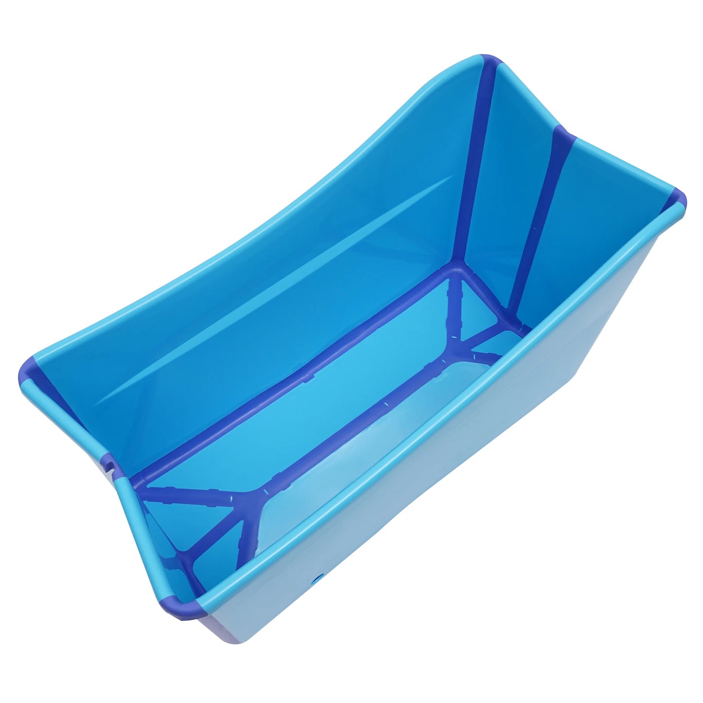 Foldable Soaking Tub With Drainage System For Adults Indoor Outdoor Use