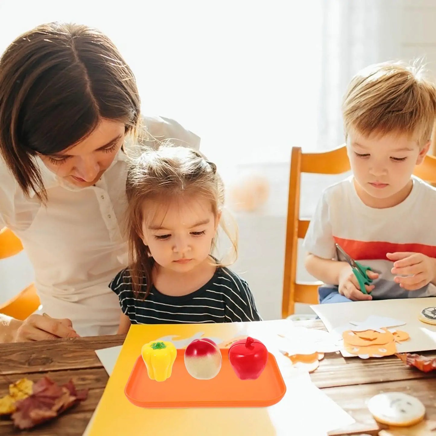 Simulation Cutting Fruit Toy Montessori Kitchen Set