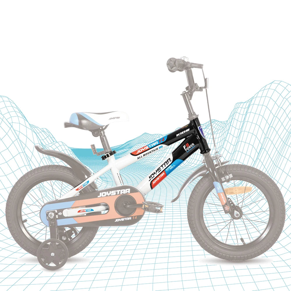 JOYSTAR Kids Bike for 3 to 10 Years with Training Wheels