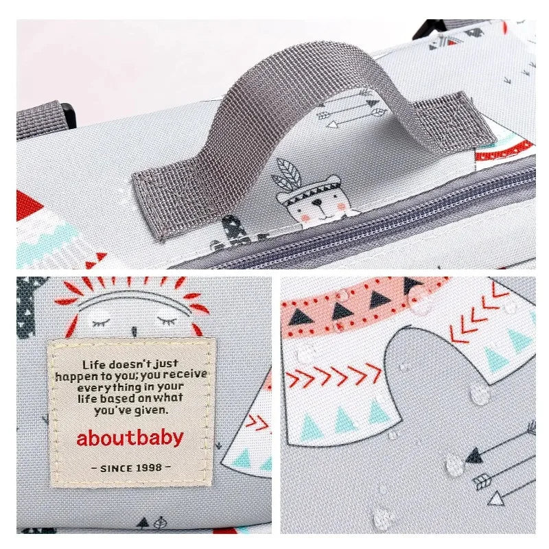 Multifunctional Infant Diaper Bag Cup Holder And Bottle
