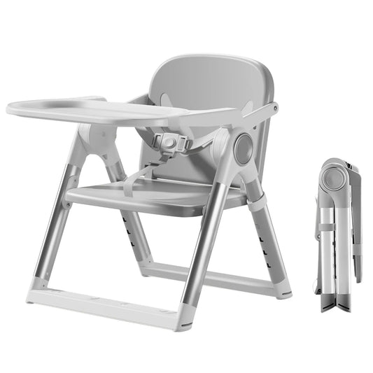Baby Folding Booster Seat High Chair For Dining Portable Feeding Seat For Children 6 Months To 3 Years
