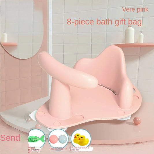 1PC Baby Care Bath Seat for Newborn Infants Anti Slip Plastic Baby Bath Tub Chair