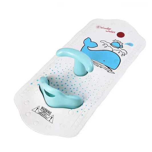 Baby Bath Mat With Shower Seat Bathtub Cushion Back Support Non Slip Safety Comfortable Bathroom Chair