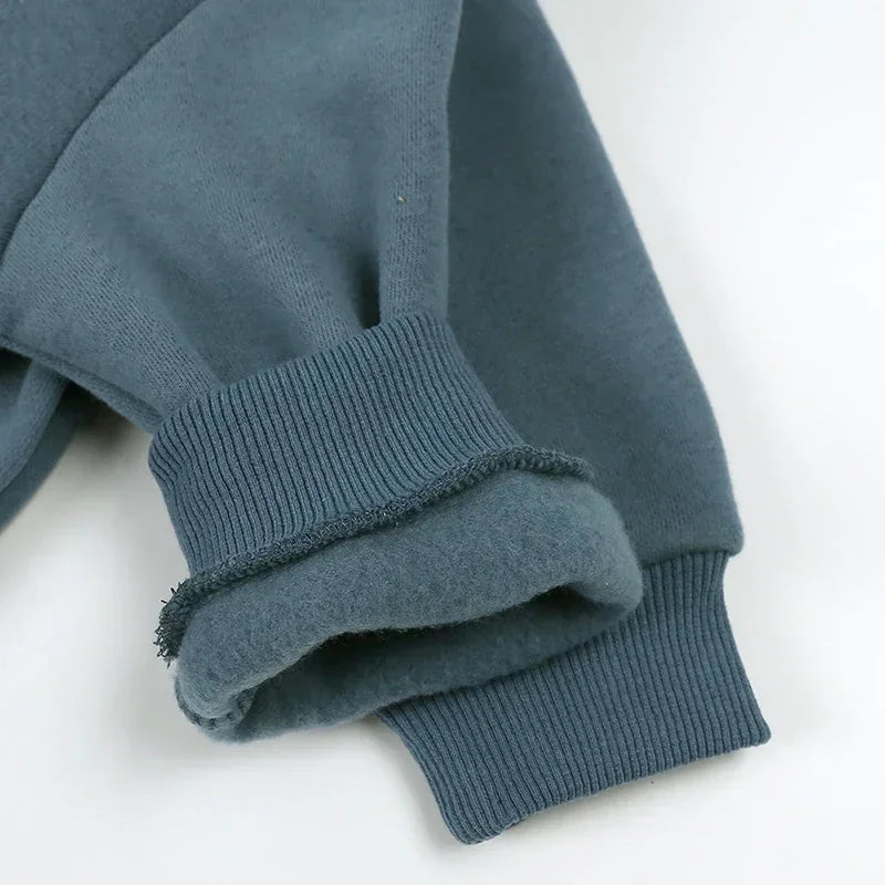 Winter Warm Newborn Romper 0-24M Hooded Bear Pocket Bodysuit Korean Style Unisex