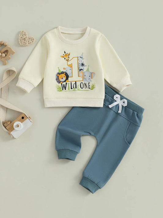 Baby Girl First Birthday Floral Print Short Sleeve Romper Set with Headband