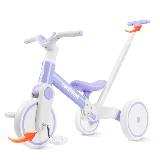 Toddler Tricycle For 1 To 3 Year Old Boy And Girl Best Birthday Gift For Baby Balance Training Bike Non Slip Tires For Kids Safety