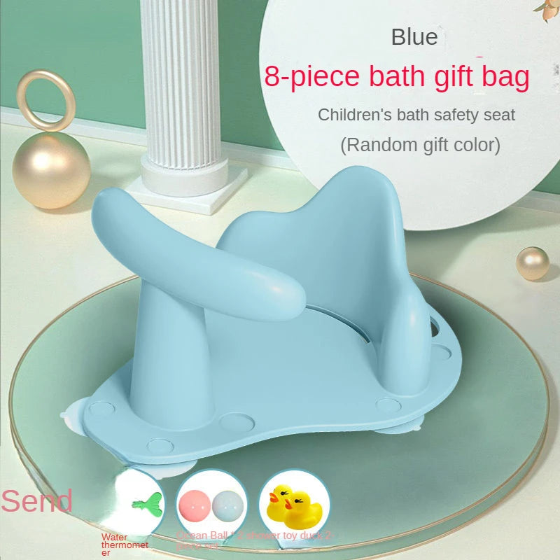 1PC Baby Care Bath Seat for Newborn Infants Anti Slip Plastic Baby Bath Tub Chair