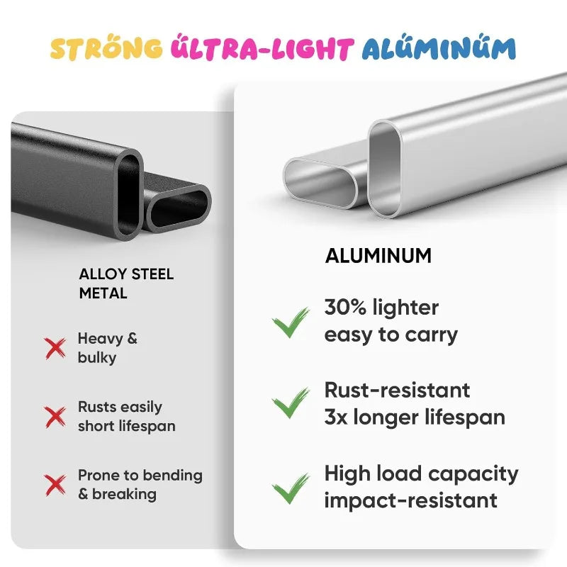 4 Seater Wagon Stroller Foldable All Terrain Quad Wagon Canopy Detachable Tray