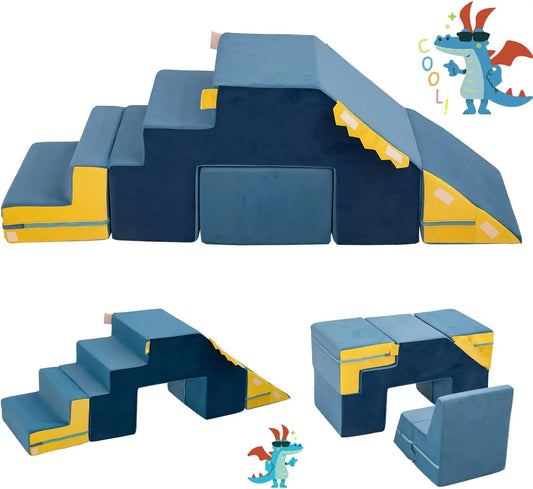 Dinosaur Foldable Foam Climber for Toddlers Indoor Play