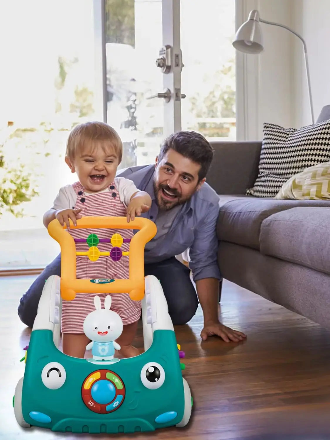 Educiró 4 in 1 Baby Walker for Boys and Girls Sit to Stand Learning Walker Baby Push Walker Learning Push Toys for Baby