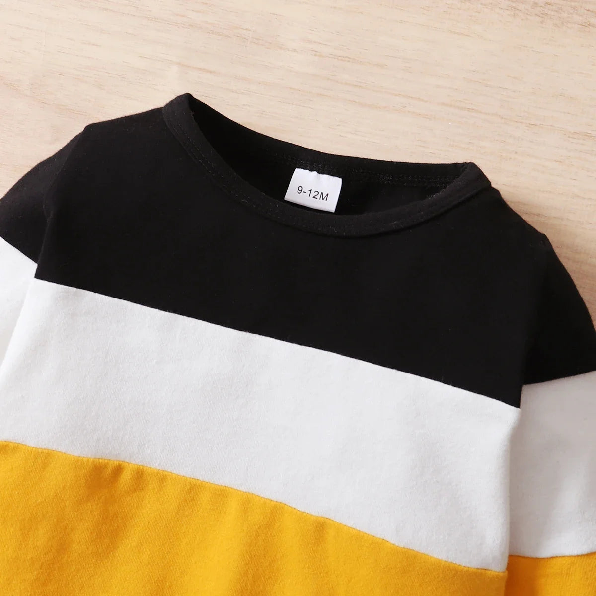 Unisex Newborn To 2 Years 2-Piece Knit Cotton Long Sleeve Tee And Pants Set