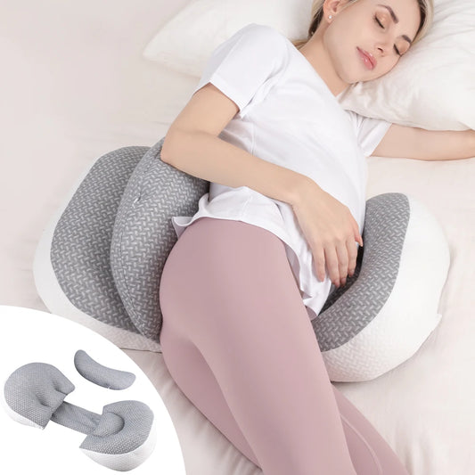 Pregnancy Pillow for Side Sleeping Waist Support for Pregnant Women