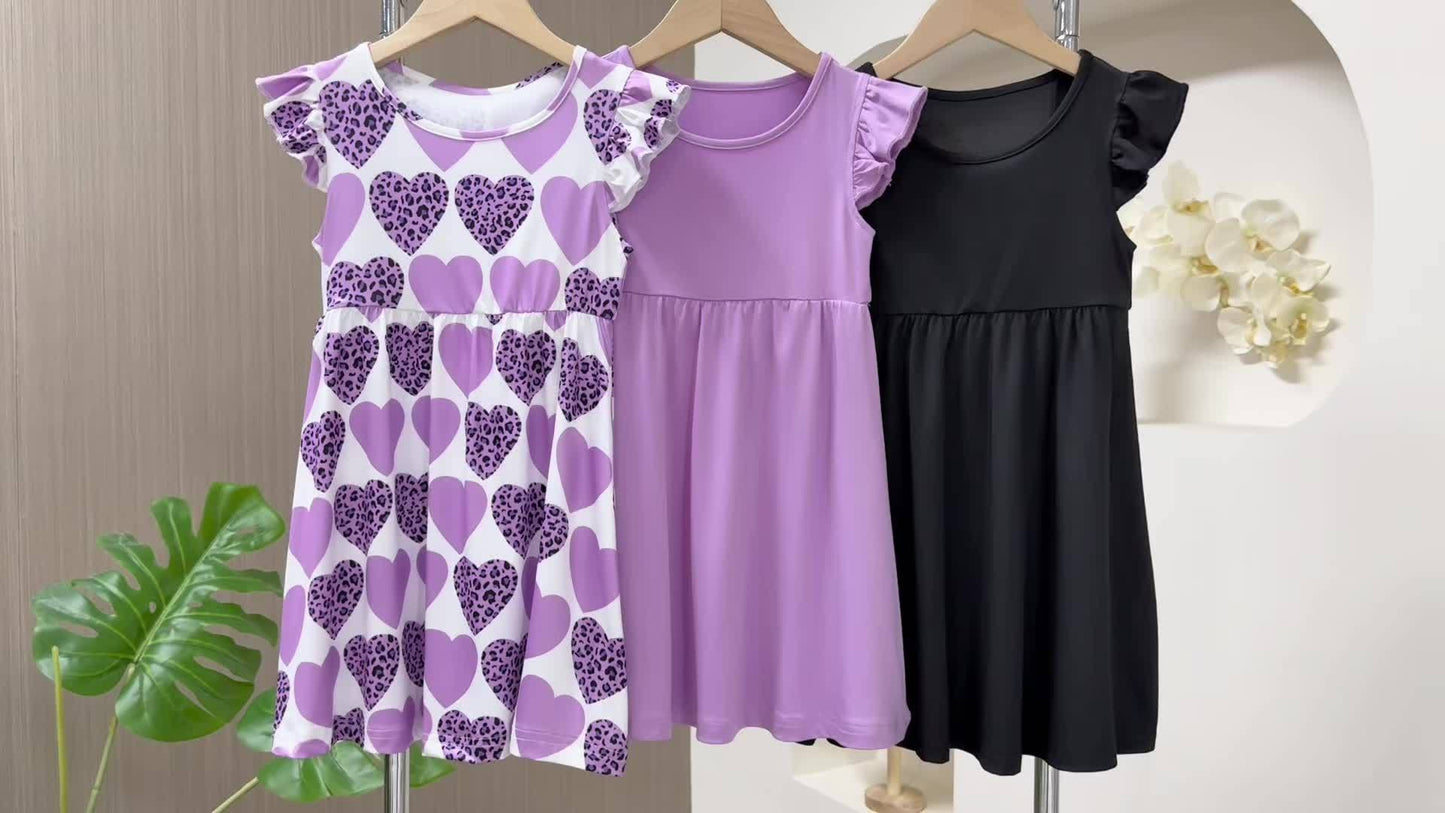 3pcs Girls Love Print Camouflage Design Short Sleeve Athletic Shorts Summer Suit