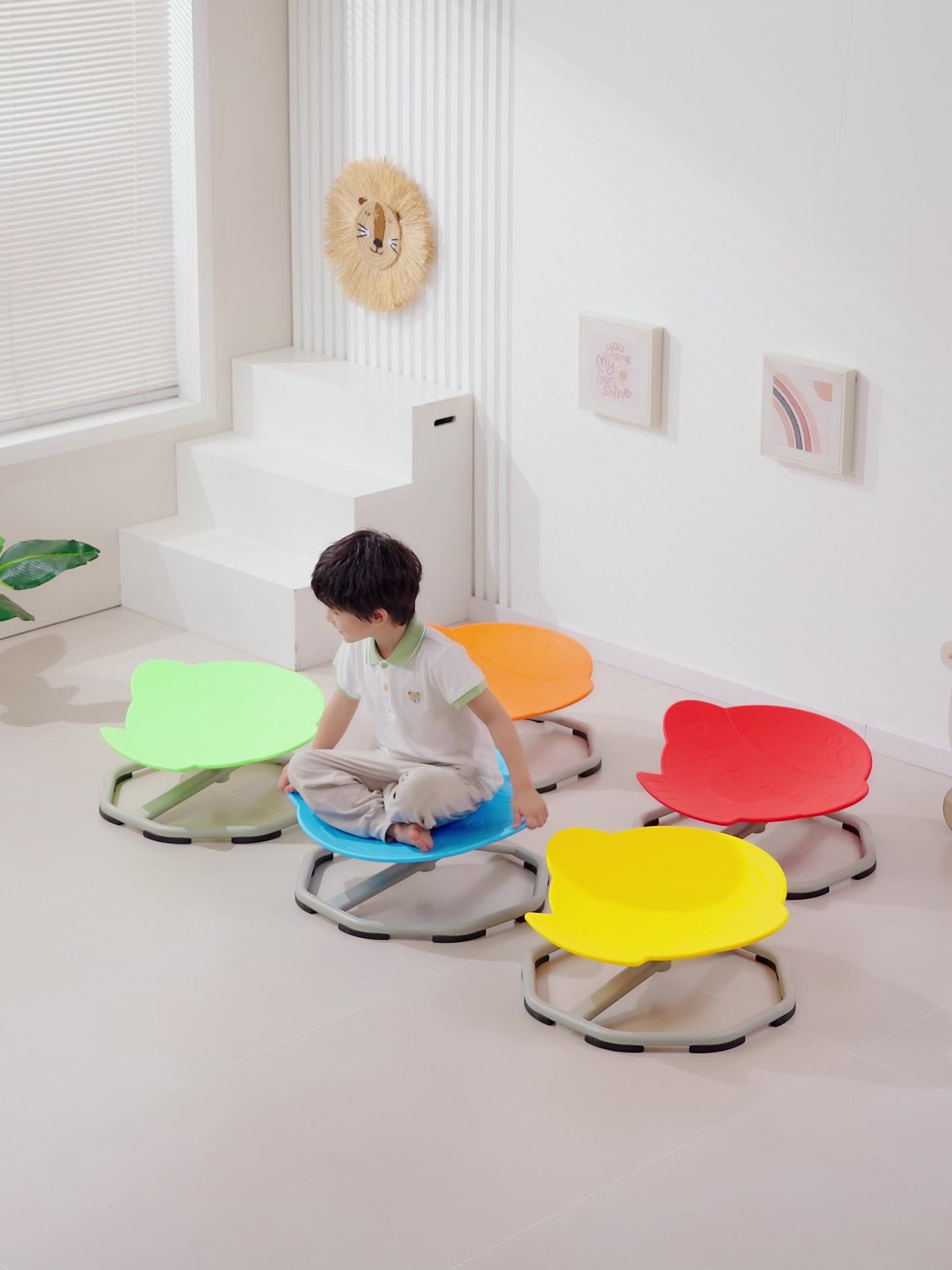 Spinning Chair For Autistic Kids Sit And Spin Autism Toys Training Body Coordination Sit And Spin Toys For Toddlers 3 Plus Enhancing Motor Skills Educational Indoor And Outdoor Toys