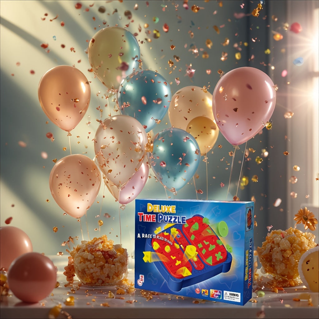Deluxe Shape Pop Up Board Game Interactive Puzzle Game for 2 Players Ages 3 and Up Develops Problem Solving and Fine Motor Skills Family Fun