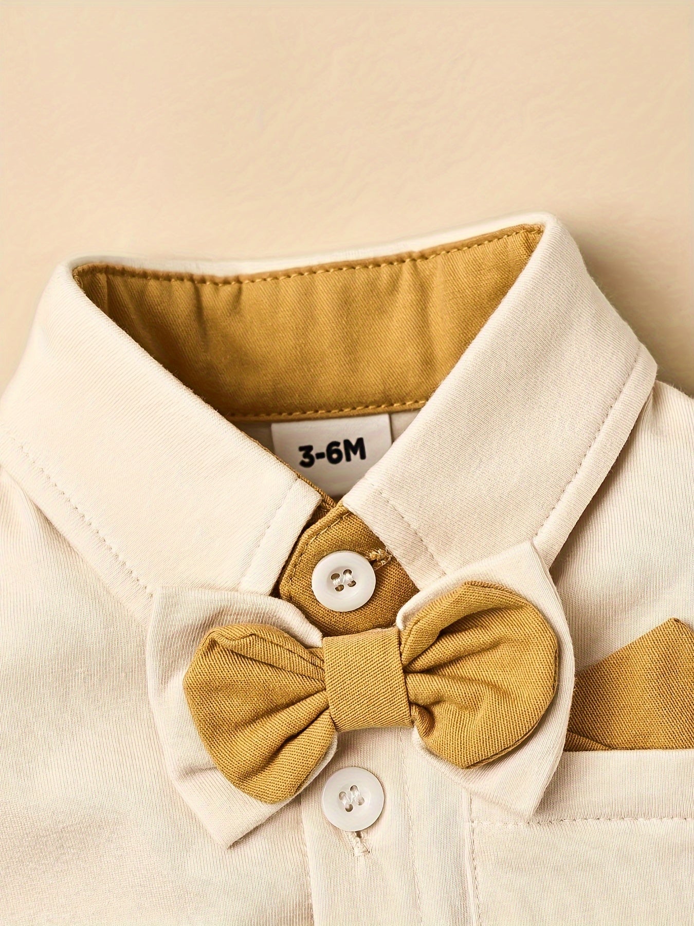 Baby Boy Clothes Infant Little Gentleman Romper Strap Pants Bowtie 3pcs Outfits 0-18 Months
